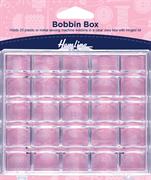 HEMLINE HANGSELL - Clear Bobbin Box, Holds 25 Bobbins